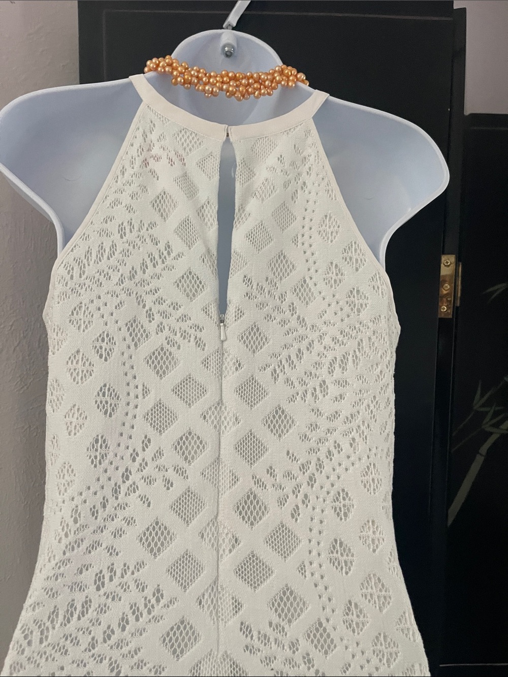Lilly Pulitzer White Lace Halter Maxi Dress - Picture 4 of 6